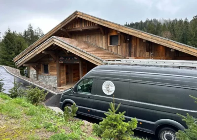 Rénovation de chalet dans les Vosges